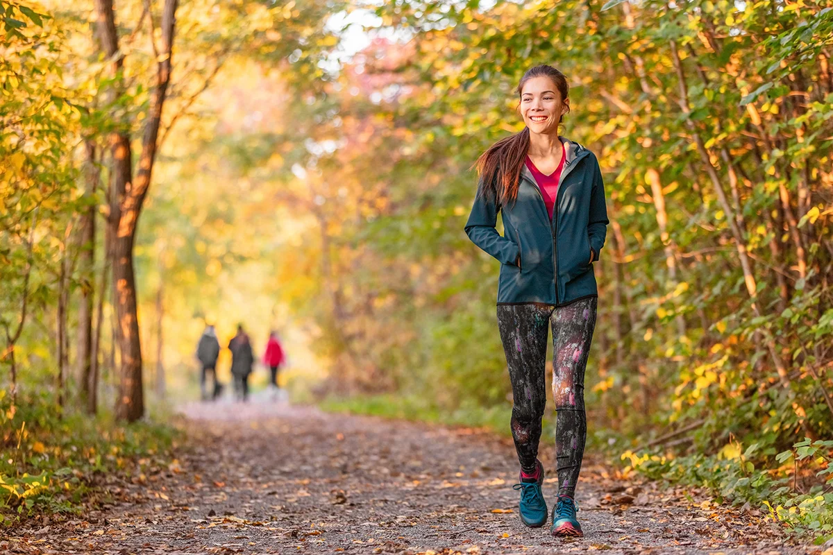Person walking and wondering what to expect in rehab